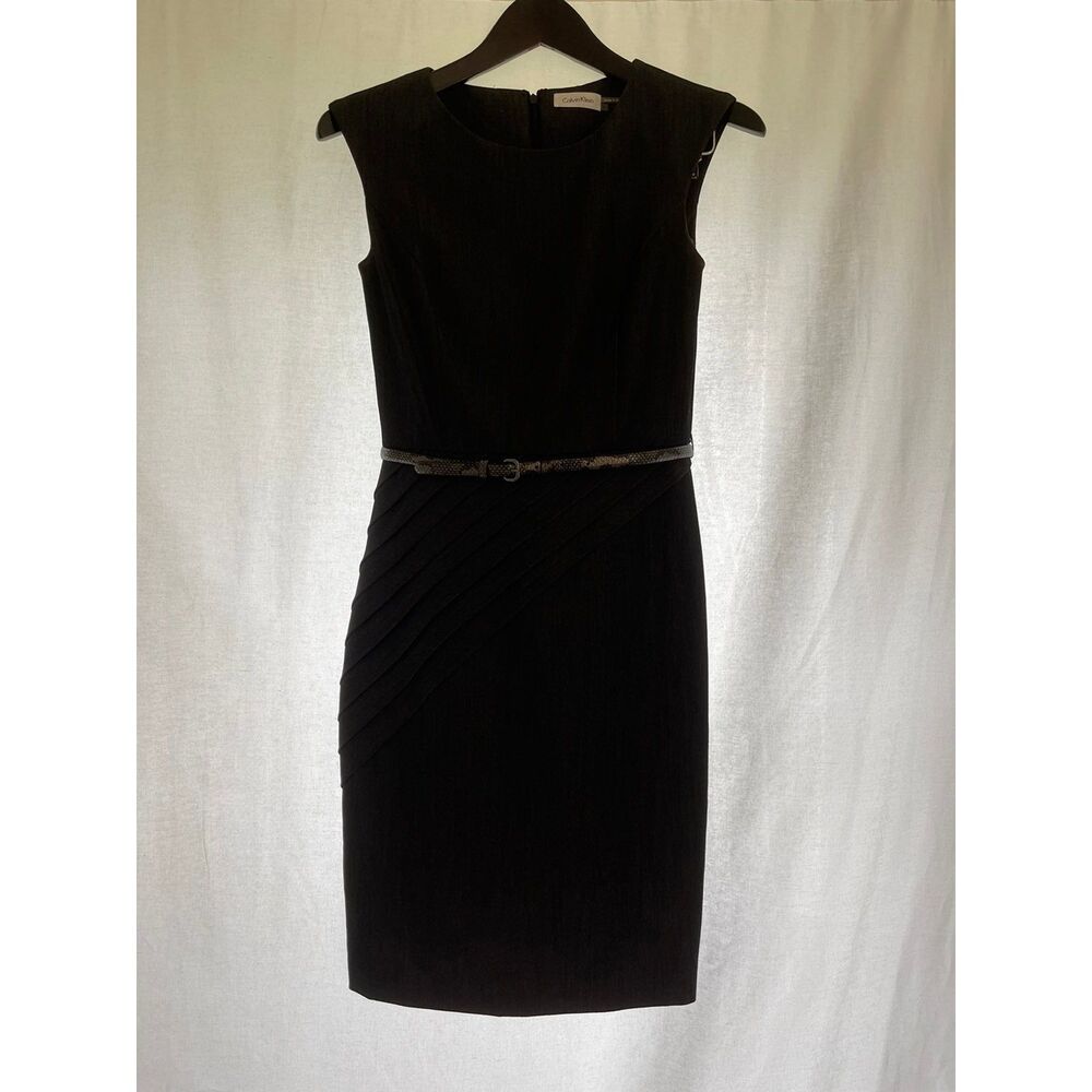 Calvin Klein Black Midi Dress